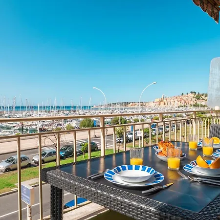 La Grande Palmeraie - Spacieux Avec Vue Mer, Terrasse, Port De Garavan Apartament