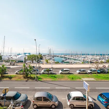 Appartamento La Grande Palmeraie - Spacieux Avec Vue Mer, Terrasse, Port De Garavan *