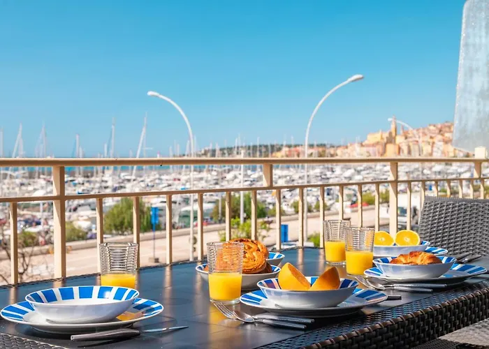 Apartamento La Grande Palmeraie - Spacieux Avec Vue Mer, Terrasse, Port De Garavan